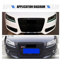 Grille avant de voiture personnalisée Yinhua pour A5 S5 08-11, grille de voiture personnalisée, logo sélectionnable