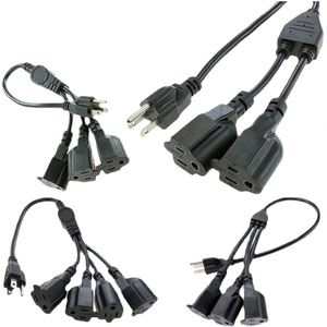 3 prong 16awg USA Bắc Mỹ Cáp NEMA 5-15p 5-15r Nam Nữ Mỹ tiêu chuẩn ngoài trời PC chúng tôi dây điện - Product Image 5