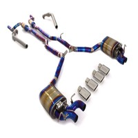 Expédition rapide Catback d'échappement pour BENZ AMG W204 C63 V8 2008-2014 Silencieux Valve Télécommande Catback Embouts d'échappement