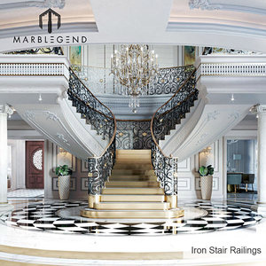 Classic Staircase Stairway Luxury Marble Stone Stair <strong>Step</strong> <strong>Tread</strong> - Product Image 4