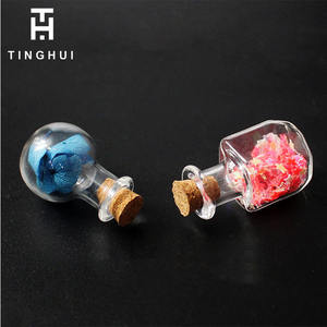 Mini Botellas de los Deseos de 5ml-25ml |   Vasos de Vidrio Transparente con Tapones de Corcho, Personalizables - Product Image 5
