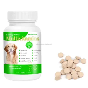 Multivitamin And Minerals Chewable Tablets For Dogs Puppies Supplements For Immune System