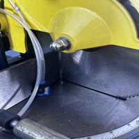 Scie à onglet rotative JS305 de 12 pouces, 1,1 kW, lame de 305 mm, coupe à 45 et 90 degrés, avec butée de positionnement CNC pour portes et fenêtres