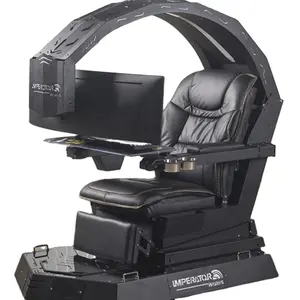 Bester Bürostuhl für Zuhause Imperator Works IW R1 Zero-Gravity-Liegestuhl Computer-Bürostuhl aus Echtleder Chef-Sessel mit Massage - Product Image 1