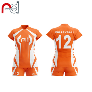 Ontwerp Uw Eigen Ademend Volleybal Shirt Aangepaste Korte Mouwen Sublimatie Volleybal Jersey - Product Image 4