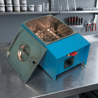 Bain-marie Le Chatelier à double paroi en acier inoxydable avec contrôleur de température numérique PID et chauffe-eau à immersion