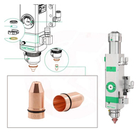 Faserlaser-Schneidkopf BT210S 1,5kW Manuelle Fokussierung Schneiden Mehrerer Faseranschlüsse wie QBH und QCS