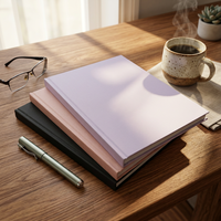 Cuaderno de Tapa Dura Personalizado de Alta Calidad, Cubierta de Cuero PU, Cosido con Hilo, 80 Hojas, Diario, Agenda, Oficina, Escuela, Negocios, Viajes