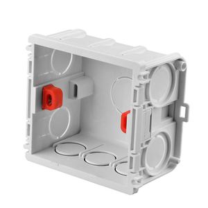 <span class=keywords><strong>86</strong></span> Typ Kabel klemme Wand schalter Gehäuse kasten Elektrische PVC-Vierkant-Unterputz-Anschluss dose - Product Image 5
