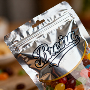 מפעל oem resealable ziplock מודפס מותאם אישית אריזה לעמוד pouches לטיפול חינם מזון שקית 3.5 מיילר - Product Image 6