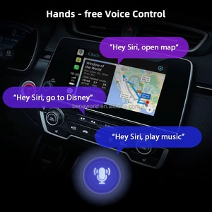 OEM ODM สมาร์ทคาร์เพลย์อัตโนมัติ Ai มัลติมีเดียแอนดรอยด์13สากลรถยนต์ไร้สายเล่นอะแดปเตอร์กล่องพร้อมซิมจีพีเอสแบบพกพา4G - Product Image 3