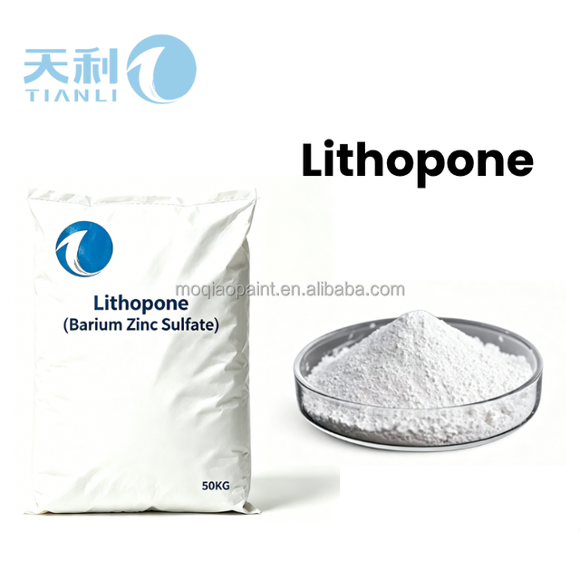 High Quality Lithopone B301 White Pigment Powder for Water-based Latex Paint Interior Wall Coatings and Putty Cost Optimize