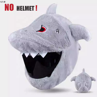 CQHZJ Vente en gros Housse de casque de moto en peluche motif dessin animé