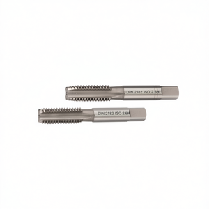 Juego de Machos de Roscar Manuales HSS Ttake de 2 Piezas, Paso Fino, DIN 2182 ISO 2 6H, Herramientas de Macho y Trena - Product Image 2