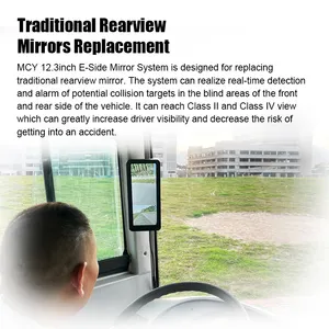 Specchietto Retrovisore Elettronico MCY 12.3 Pollici con Schermo IPS a Colori per <span class=keywords><strong>Auto</strong></span>, Camion e Autobus - Product Image 4