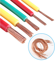 1,5mm 2,5mm 4mm 6mm 10mm PVC-isoliertes Mehradriges Kupfer BVR Flexibles Elektrokabel für Hausbau-Verkabelung