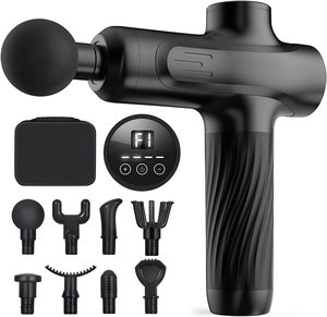Pistola de Masaje Eléctrica Portátil con Motor sin Escobillas para Masaje Muscular Profundo de Cuerpo Completo, Alivio del Dolor y Relajación - Product Image 1