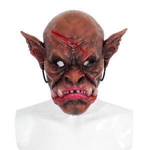 New Devil Mask Spooky Demon Warcraft Prank Helmet <span class=keywords><strong>Anime</strong></span> Expo Performance Carnival Máscara de Halloween - Product Image 3