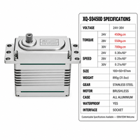 2026 New Arrival Industrial Servo 700kg High Torque Brushless Servo Motor Waterproof Aluminium Case 30V Robotic Arm