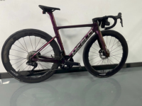 Vélo de route aérodynamique 700C SK02 entièrement en carbone T700, SHIMANO ULTEGRA Di2 R8170 2*12, freins à disque hydrauliques électroniques, axe traversant, vélo de ville et de course