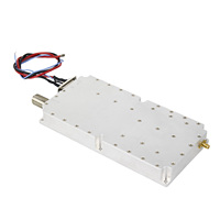 Module amplificateur de signal RF anti-radar GaN personnalisé 50W/100W, bande large 7-12GHz, haute puissance