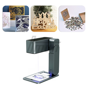 Máquina láser portátil de grabado, etiqueta para mascotas, papel de cuero de acero inoxidable, piedra plástica, madera, vidrio, tela acrílica - Product Image 4