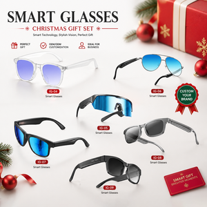 Gafas Inteligentes, Set de Regalo Navideño, Monturas de Plástico Modernas con Opción de Personalización para Regalos Navideños - Product Image 1