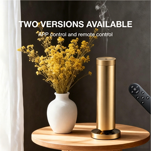 Diffuseur d'arômes ultrasonique en forme de tour avec éclairage LED, batterie rechargeable, design métallique autoportant - Product Image 6