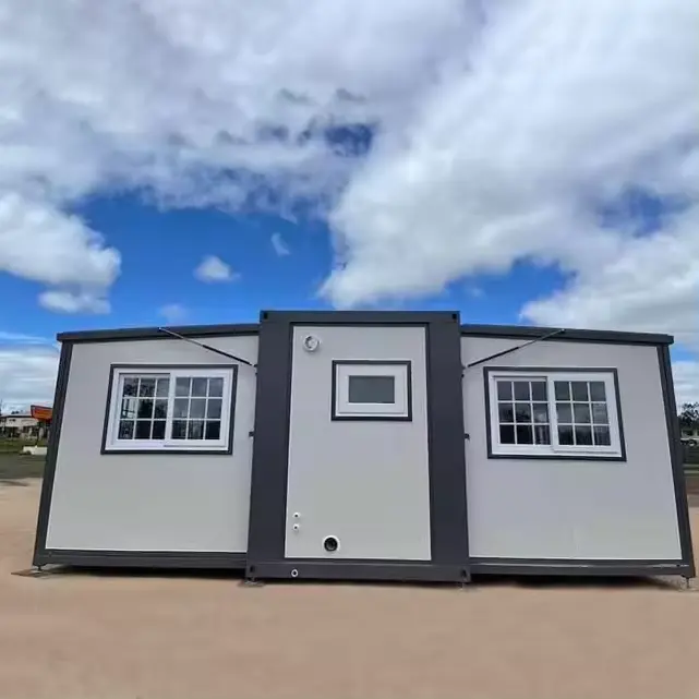 Lusso 3 camere da letto e bagno prefabbricato contenitore espandibile modulare prefabbricabile mobile casa contenitore espandibile