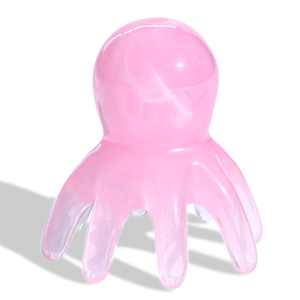 Peigne de massage du cuir chevelu en résine personnalisé pour tête de pieuvre Traitement d'<span class=keywords><strong>acupuncture</strong></span> traditionnel Massage Gua Sha Outil de spa pour cheveux - Product Image 4