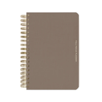 Cahiers avec personnaliser spirale planificateur Adhd islamique non daté étudiant bureau breloques 2025 cadeau laitier filles voyage lin cahiers