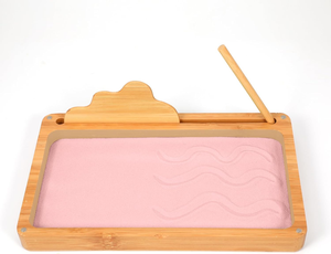 Primo allenamento <span class=keywords><strong>in</strong></span> <span class=keywords><strong>legno</strong></span> tavolo di sabbia giocattolo per lo sviluppo motorio precoce lettere e segni didattici per bambini - Product Image 3