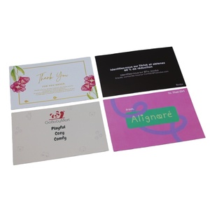 150X100mm 300gsm Zwart Creatief Ambachtelijk Gepersonaliseerd Luxe Mooi Bedrijfspromotie Modemerk Visitekaartjes Op maat met logo - Product Image 4