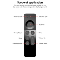 Souris aérienne sans fil Topleo RF 2,4 GHz avec gyroscope, apprentissage du code roulant, commande vocale IR, télécommande universelle intelligente pour TV