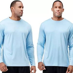 Blank Athletic SPF Fishing Shirt Custom Men's <b>Lightweight</b> <b>Hoody</b> Clothing With Left Chest Pocket - Product Image 3