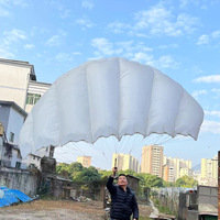 Aile de Foiling Parawing Sport Yufeng 4-5 4,5 Mètres Personnalisée avec Logo, Aile de Vent Arrière Légère pour Foiling, OEM ODM avec Poignée en Fibre de Carbone