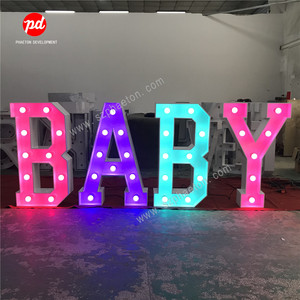 Letras Decorativas LED RGB Profesionales para Fiestas, Arco de Acero para Bodas con la Palabra LOVE, Decoraciones Elegantes para Escenarios de Boda - Product Image 2