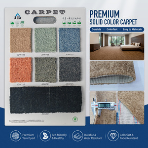 Moquette murale haut de gamme pour hôtel, moquette unie, tapis teint en fil, revêtement de sol commercial durable - Product Image 1