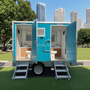 2025 Mobile <b>Portable</b> Washroom Toilet With <b>Shower</b> Container Room Outdoor For <b>Camping</b> - Product Image 5
