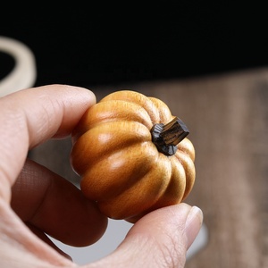 Halloween Decorative Faux <strong>Pumpkin</strong> Holiday Souvenir Simulation <strong>Pumpkin</strong> <strong>Wood</strong> <strong>Pumpkins</strong> for Halloween Thanksgiving Day Decoration - Product Image 4