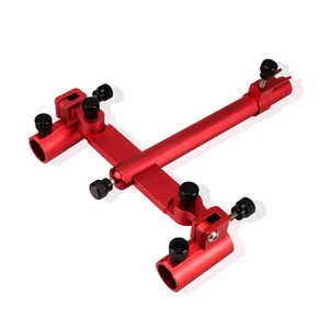 Support de canne à pêche universel en alliage d'aluminium à double tourelle pour base de chaise de pêche, accessoire de montage - Product Image 1