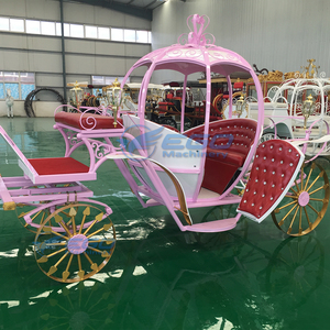 Carruaje de Calabaza Eléctrico de Lujo 2025 al por Mayor, de Alta Calidad, Blanco, Estilo Cenicienta, Cama de Princesa, para Bodas - Product Image 4