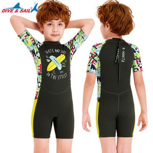 Combinaisons de plongée pour bébés, enfants, garçons et filles, combinaisons de <span class=keywords><strong>surf</strong></span> pour enfants, vêtements d'entraînement de plongée, maillots de bain, <span class=keywords><strong>combinaison</strong></span> de plongée en néoprène chaud - Product Image 2