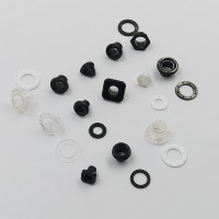 Bon marché de diverses formes d'oeillets en plastique de haute qualité/oeillets/oeillets de vêtement
