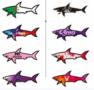 26 autocollants 3D élégants et étanches Paul Et Shark, décorations DIY pour mobiles, bagages, tablettes, réfrigérateurs - Autocollant antichoc - Product Image 1
