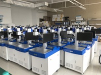 Máquina de Marcado Láser de Fibra, Máquina de Grabado Láser Automática de Escritorio para Metal