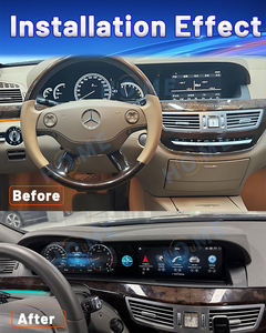 Tableau de bord LCD à double écran, nouveau design, pour Mercedes Benz Classe S W221 2006-2013, horloge intelligente AI, radio multimédia Android - Product Image 2