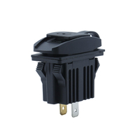 Chargeur rapide 12V 24V PD 3.0 avec interrupteur à bascule, double port USB, prise de charge pour bateau, bus, marine