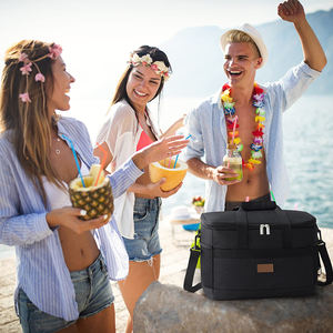 Özel taşınabilir su geçirmez sızdırmaz yalıtımlı termal çanta öğle yemeği piknik buzdolabı kamp için, piknik - Product Image 6