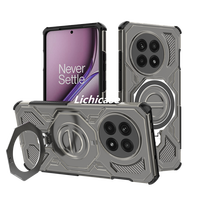 Coque de téléphone Lichicase de style mécanique avec bouton flexible pour la protection de l'objectif pour Oneplus ACE 5 5 Ultra Nord 5 CE5 Coque de protection